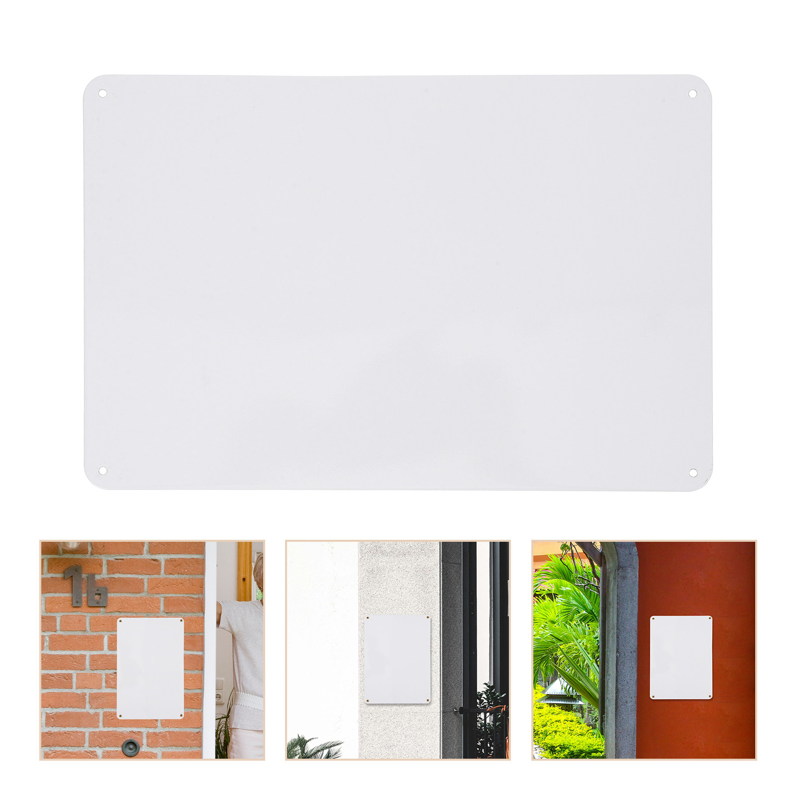 Yard Sign Blank - 2 Peças de Placas de Metal