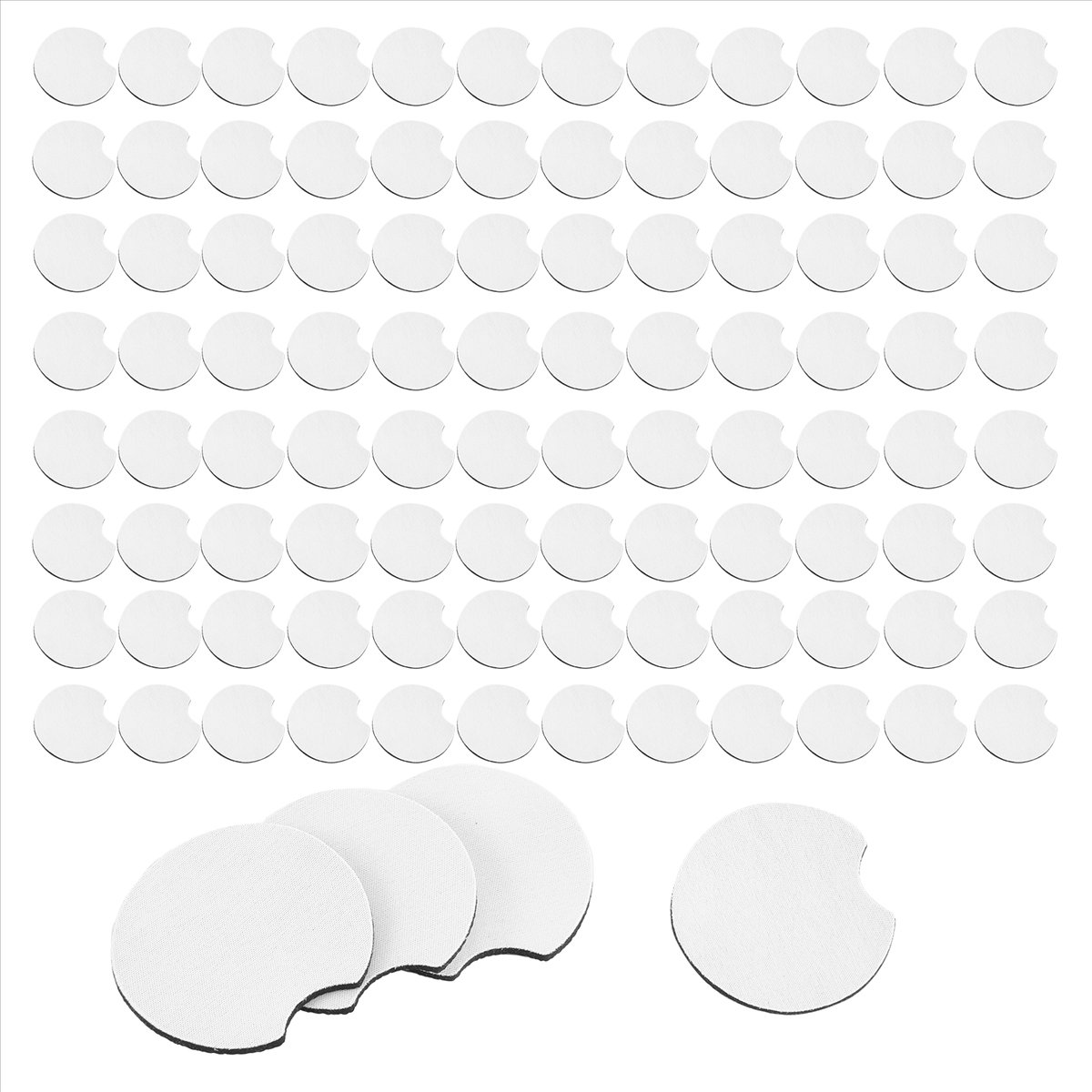 Coaster Sublimation Blank - Aa83 100 peças de porta-copos de