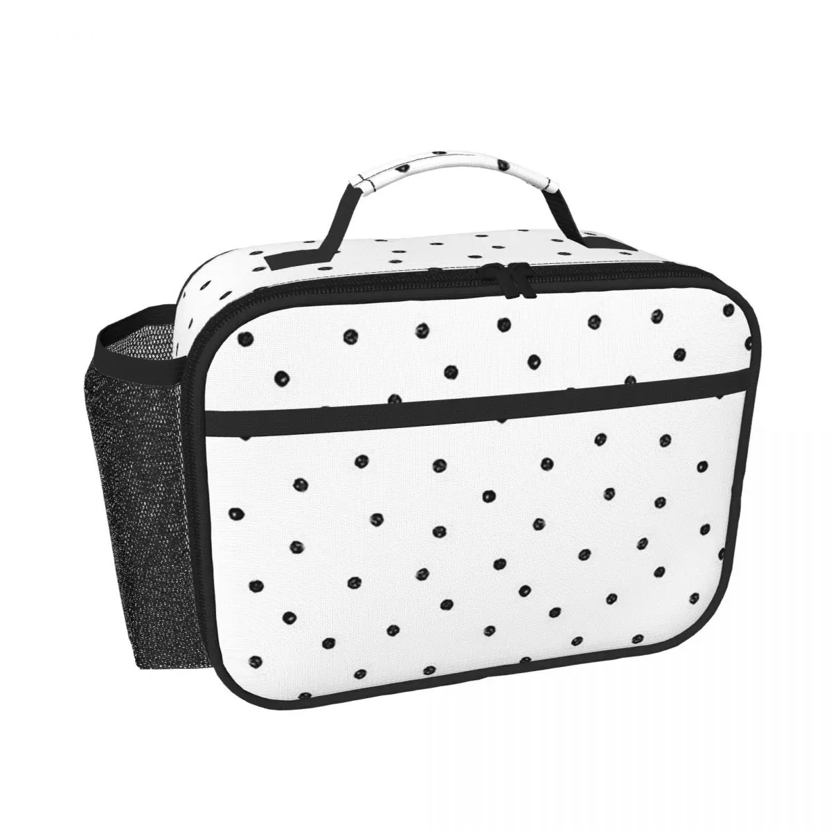 Tote Bag Sublimation - Bolsa térmica preta e branca com