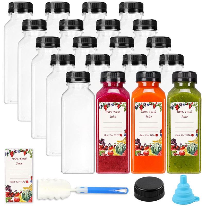 Water Bottle Blank - Garrafas plásticas vazias do suco com