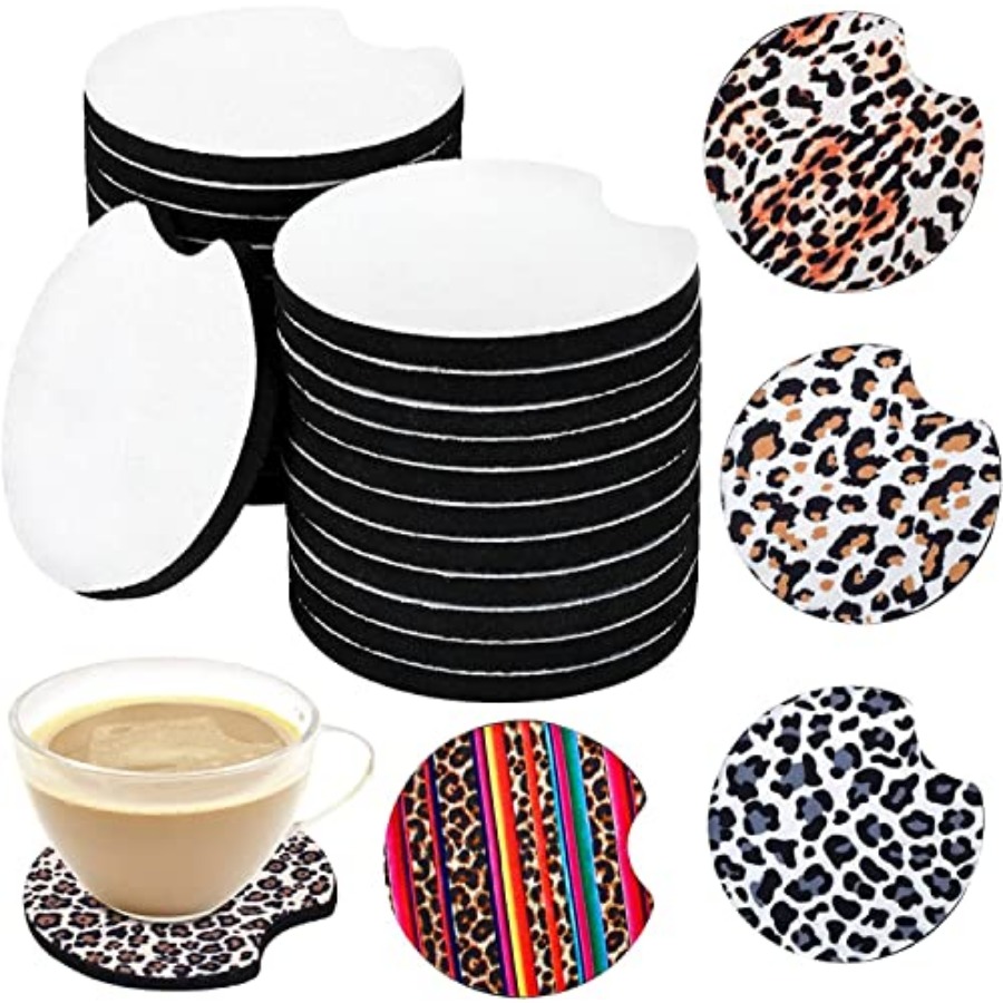 40PCS Porta-Copos em Branco pa - Coaster Sublimation Blank avaliação e preço