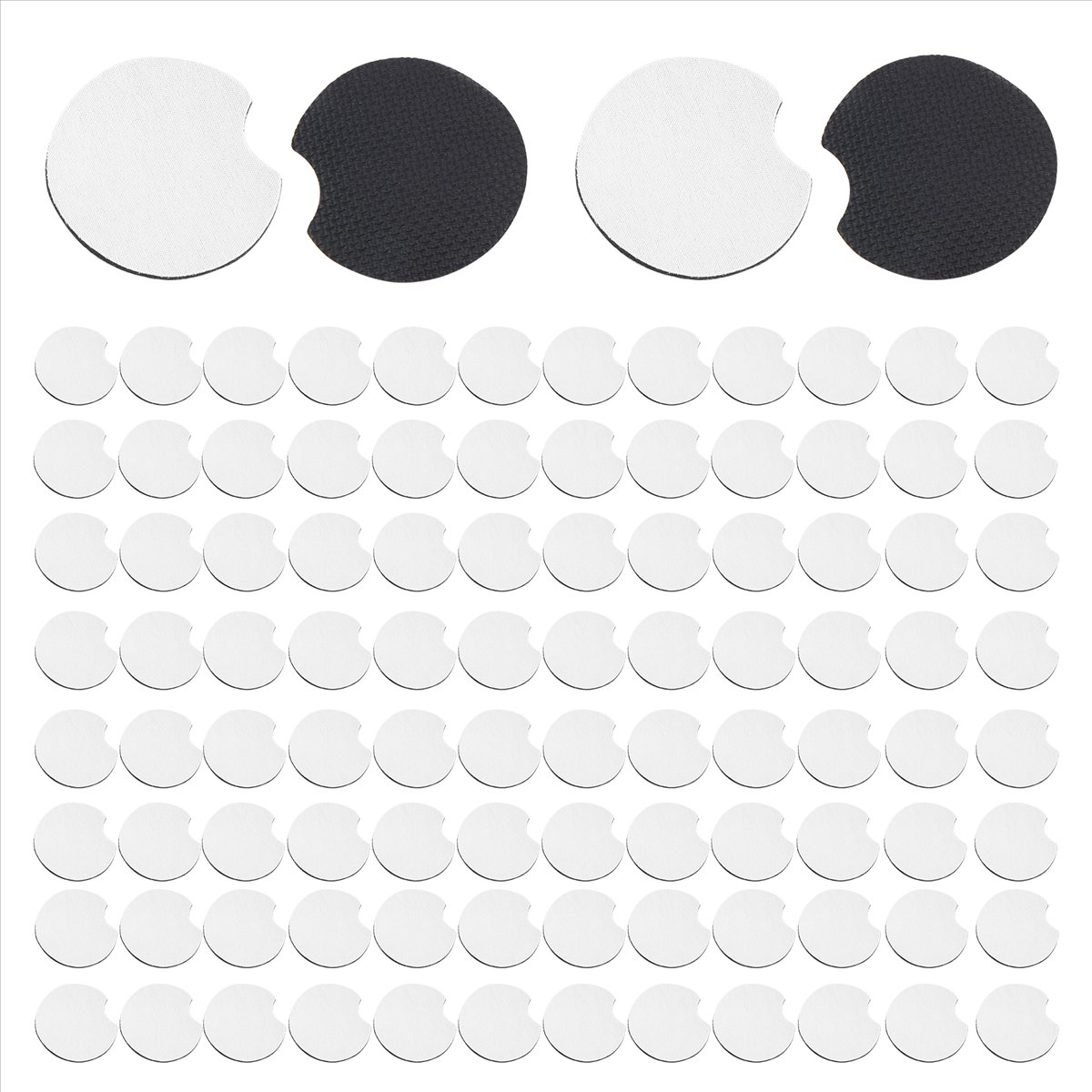Aa83 100 peças de porta-copos  - Coaster Sublimation Blank avaliação e preço