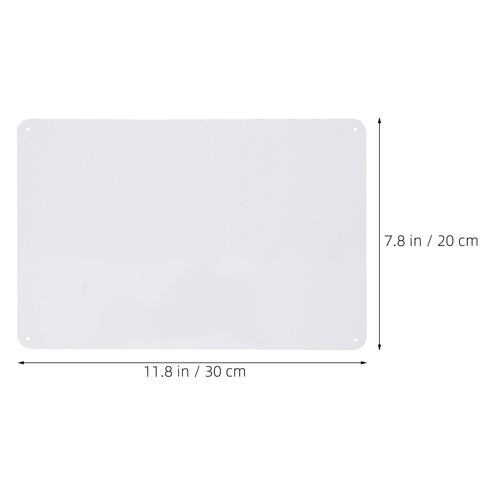 2 Peças Placa de Metal em Bran - Yard Sign Blank avaliação e preço