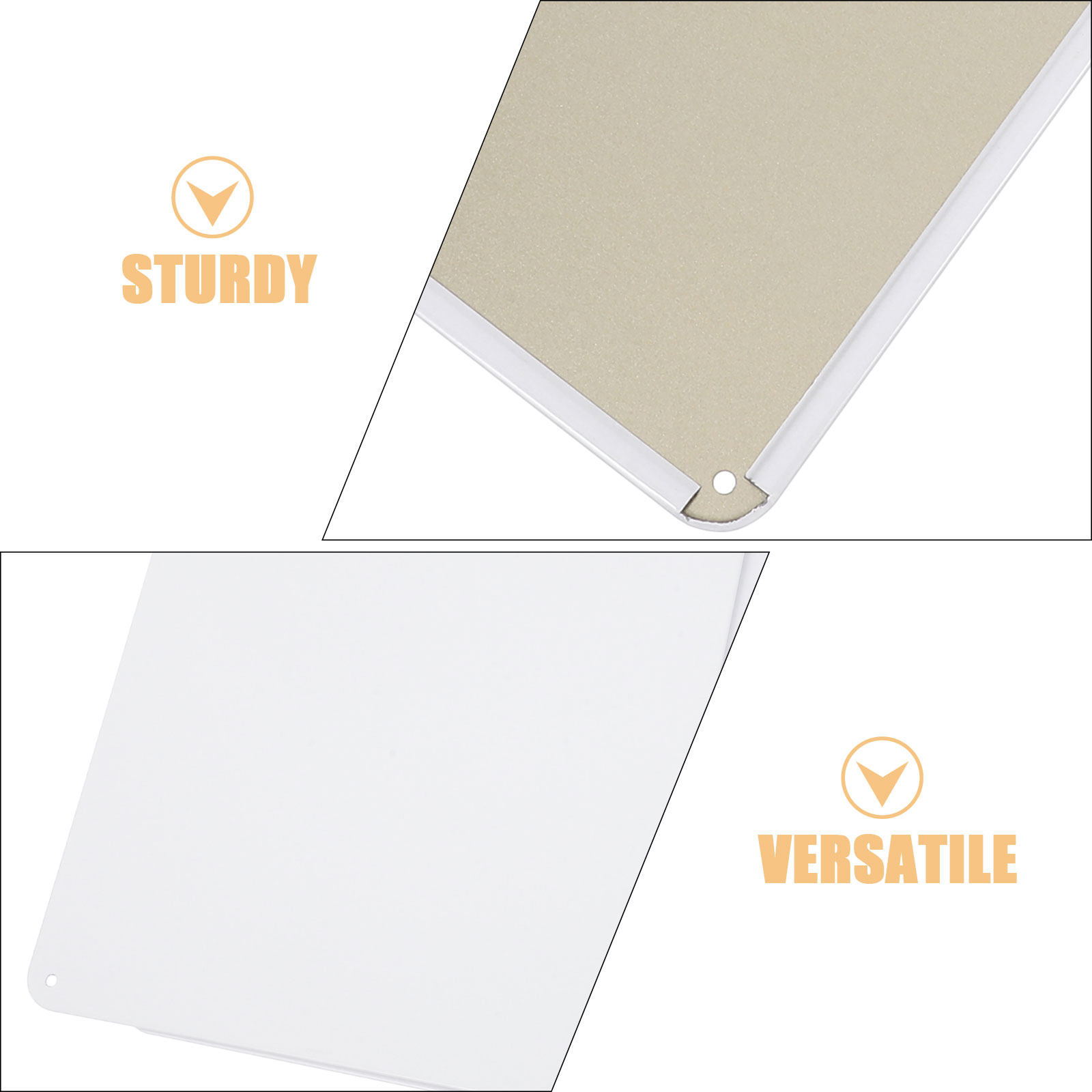 2 Peças Placa de Metal em Bran - Yard Sign Blank avaliação e preço